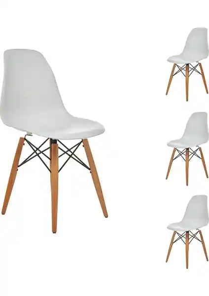 Seduna Beyaz Eames Sandalye: Modern ve Dayanıklı Tasarım ile Şıklık Sunar