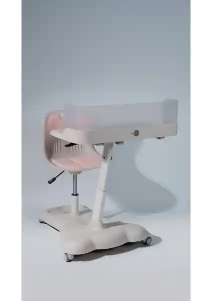 SFY Zone Sfyzone Mobil Çocuk Çalışma Masası Pembe - Ergonomik ve Taşınabilir Tasarım