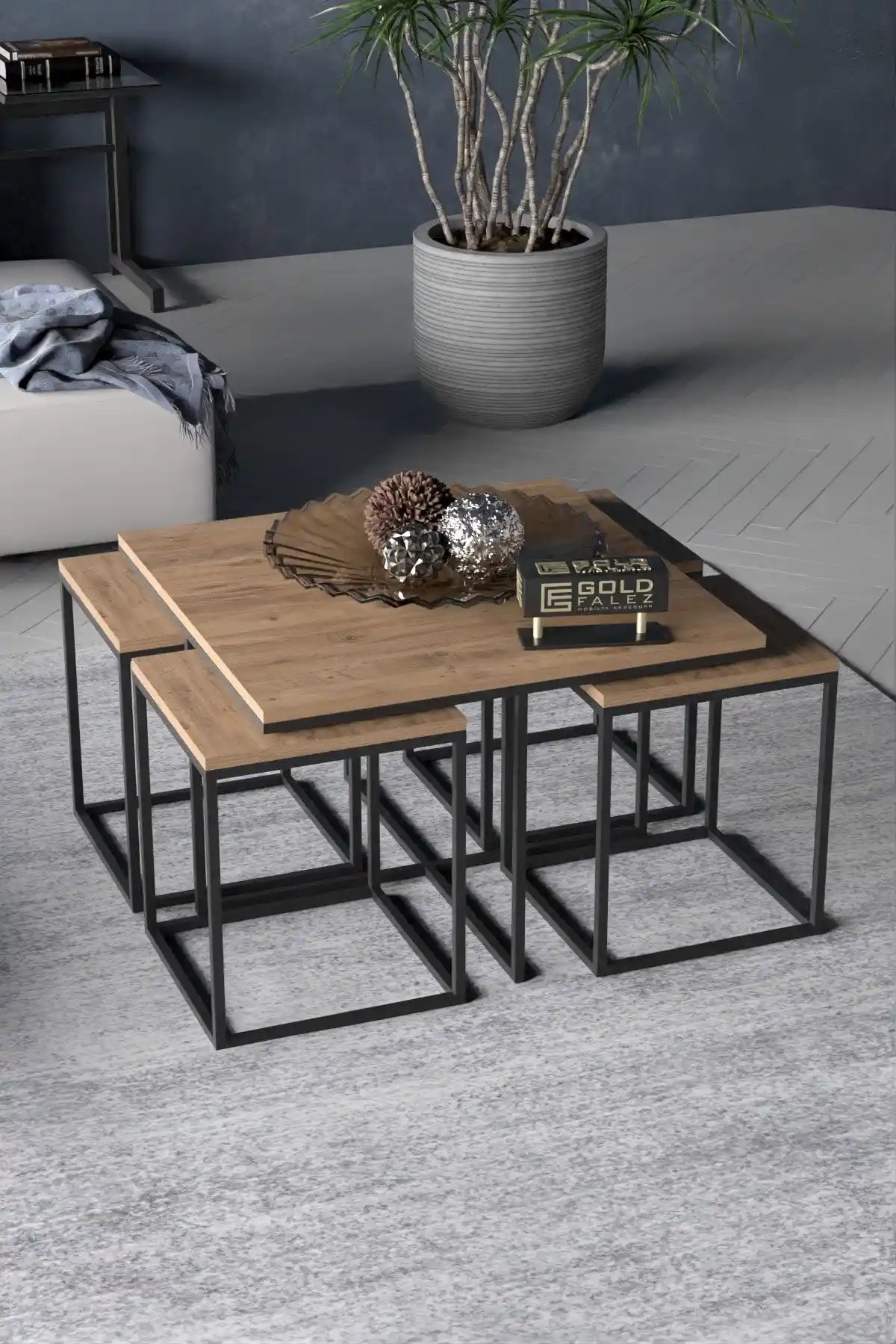 Şık ve İşlevsel 5’li Zigon Sehpa Modelleriyle Dekorasyonunuzu Yenileyin