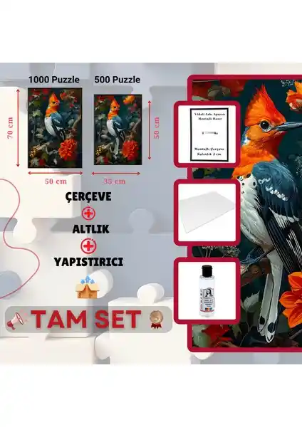 Soi Craft 1000 Parça Puzzle Çerçevesi ve Yapıştırıcı Seti Detaylı İnceleme