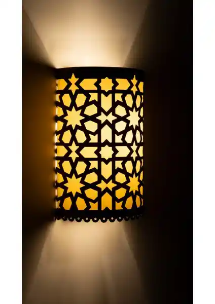 Su Damlası Selçuklu Model Pirinç Aplik Osmanlı Estetiği ve Modern Dekorasyon İçin