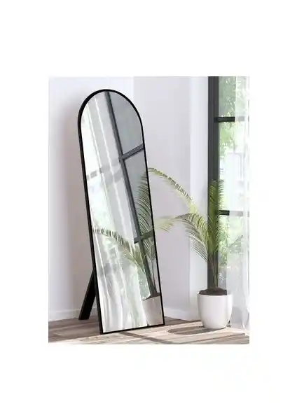 Tarz Design Nysamo Siyah Ayaklı Ayna Modern ve Şık Tasarımıyla Dekorasyonunuza Zarif Dokunuş Katar