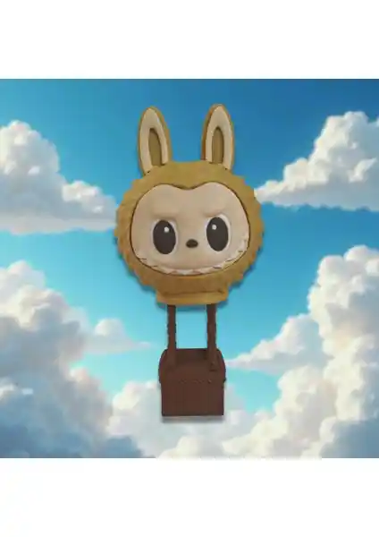 Teber Kalıp 3D Baskı Sıcak Hava Balonu Dekoratif Obje Ev ve Çocuk Odası İçin