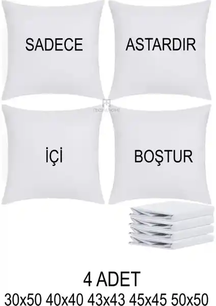 Teksnil Home Fermuarlı Kırlent İç Astarlarıyla Ev Dekorasyonuna Modern Çözüm