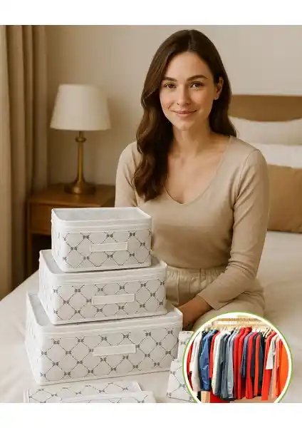 Textia Home 6’lı Valiz İçi Düzenleyici Seti ile Seyahat ve Ev Düzeninizi Kolaylaştırın