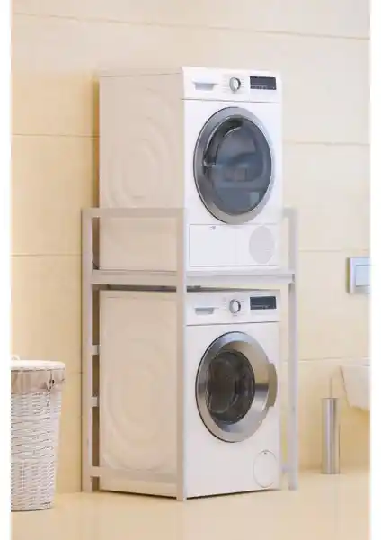 Tolia Home Çok Amaçlı Çamaşır ve Kurutma Makinesi Rafı ile Evde Düzeni Sağlayın