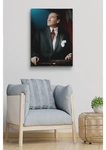 TosbArt Atatürk Kanvas Tablo: Modern ve Şık Dekorasyon İçin Kaliteli Seçenek