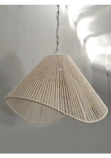 Türk Belkıs Rattan Bambu Hasır Makrome Sarkıt Avize: Doğal ve Şık İç Mekan Aydınlatması