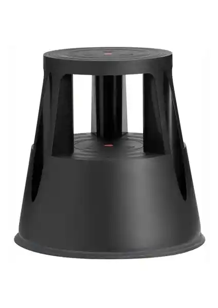 Twinco Siyah Çift Katlı Tekerlekli Yere Basan Devrilmez Tabure Özellikleri ve Kullanım Alanları