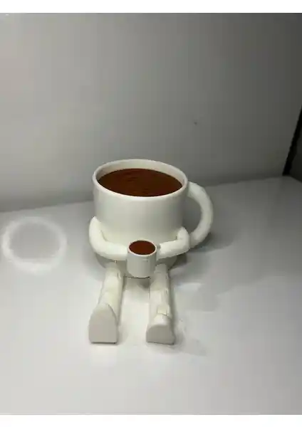 Uraz 3D Baskı Atölyem Kahve Köşesi Kupa Süsü: Sağlıklı ve Hareketli Dekorasyon Seçeneği
