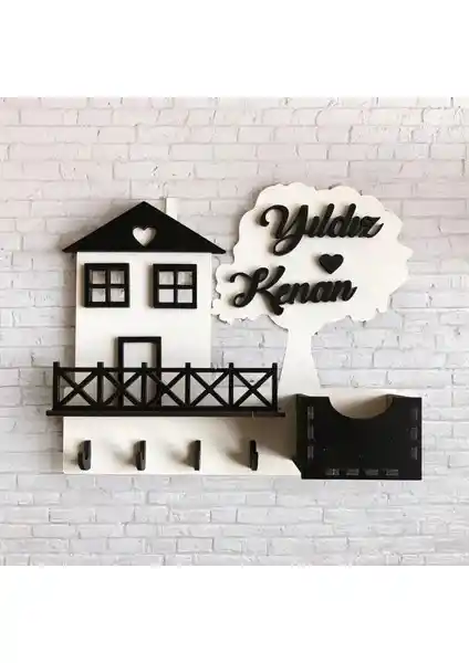 Vera Atölye'nin Isime Özel Anahtarlık Askısı: Modern ve Kişiselleştirilebilir Dekoratif Aksesuar