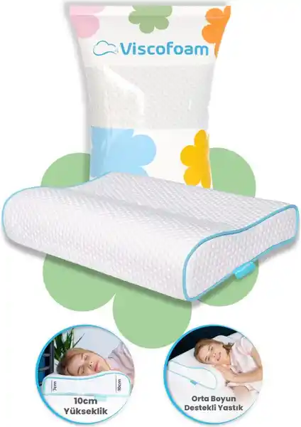 Viscofoam Boyun Destekli Ortopedik Yastık ile Konforlu ve Sağlıklı Uyku Deneyimi