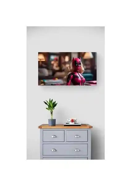 Vitraycım Barbie Deadpool Cam Tablo Modern Dekorasyon için Şık ve Dayanıklı Seçenek