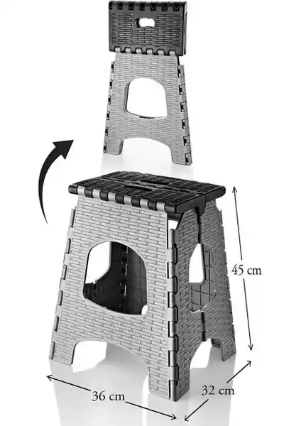 Voltbox Pratik Katlanabilir Tabure: Çok Yönlü ve Hafif Oturma Çözümü