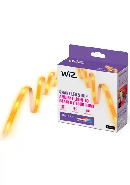 Wiz 4m RGBW Akıllı LED Şerit Işık Seti ile Modern ve Esnek Aydınlatma Çözümleri