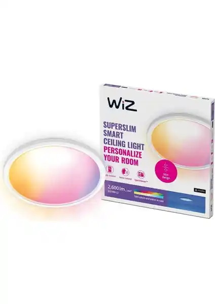 Wiz Superslim 22W Beyaz RGB Akıllı LED Yuvarlak Panel Tavan Armatürü Özellikleri ve Kullanım İpuçları