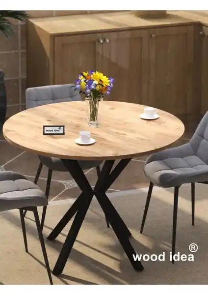 Wood Idea Ahtapot Ayaklı Yuvarlak Masa: Modern ve Dayanıklı Tasarım Çözümleri