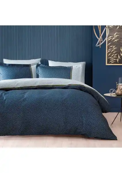 Yataş Bedding Arch Çift Kişilik Saten Nevresim Takımı Lacivert Şıklık ve Konfor İçin Uygun