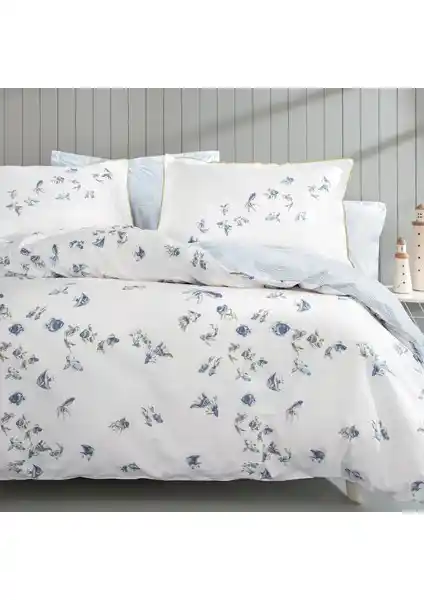 Yataş Betta Mavi Tek Kişilik Nevresim Seti Rahat ve Şık Yatak Odası Dekoru