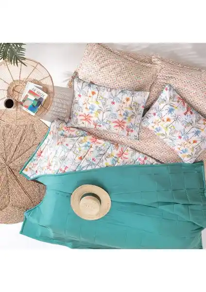 Yataş Marsel Tek Kişilik Co-Mic Yatak Örtüsü Takımı Zümrüt Yeşili Modern Tasarım ve Kalite