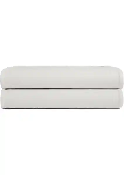 Yatsan Uykucu Elastik Lastikli Çarşaf Seti Ekru Konfor ve Şıklık Sunar
