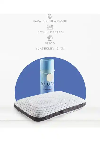 Yatsan Uykucu Visco Therapy Ergonomik Yastık ile Uyku Kalitenizi Artırın