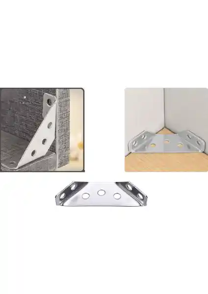 Yönsüz Köşe Bağlantı 62X23X18MM: Mobilya ve Ahşap Montajında Güçlü ve Güvenilir Çözüm