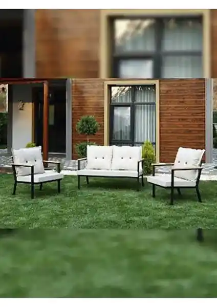 Yuvart Home 2+1+1 Çay Balkon Seti: Şık ve Kullanışlı Balkon Mobilyası Çözümü
