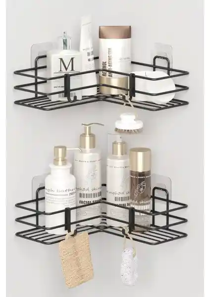 Zabata Yapışkanlı Banyo Köşeliği Seti Modern Tasarım ve Dayanıklı Malzemeleriyle Öne Çıkıyor