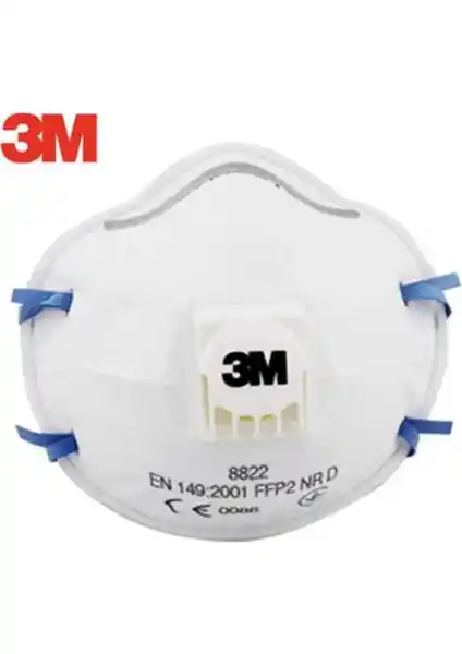3M 8822 FFP2 Ventilli Solunum Koruyucu Maske: Yüksek Güvenlik ve Konfor Sağlar