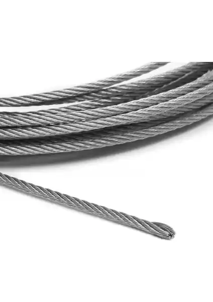 Adelinspor Galvanizli Çelik Halat 2 mm x 20 m: Dayanıklı ve Çok Yönlü Kullanım Çözümü