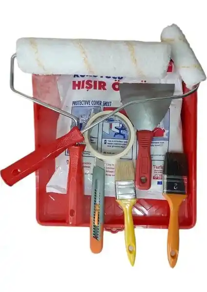 Adilon Profesyonel 9 Parça Boyacı Seti 25 cm ile Yüksek Kaliteli Boyama Deneyimi