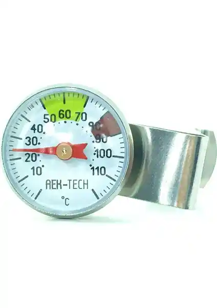 AEK-Tech Paslanmaz Çelik Barista Süt Termometresi: Hassas ve Dayanıklı Süt Isısı Kontrolü