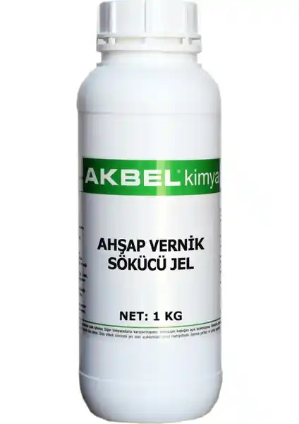 Akbel Ahşap Vernik Sökücü Jel 1 Kg Güçlü ve Etkili Ahşap Yüzey Temizleme Çözümü