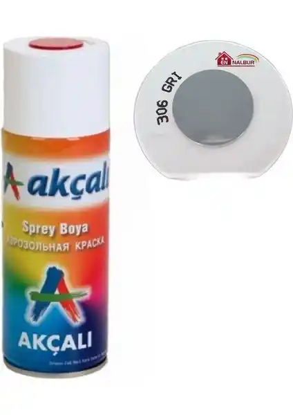 Akçalı Sprey Boya 400 Ml 306 Gri: Dayanıklı ve Estetik Boyama Deneyimi İçin Uygun