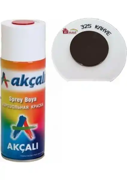 Akçalı Sprey Boya 400 ml Kahve Rengi Dayanıklı ve Estetik Uygulama İçin Uygun