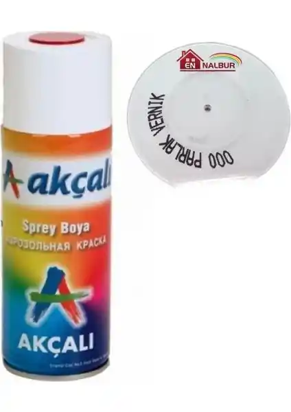 Akçalı Sprey Boya Şeffaf Vernik 400 ml ile yüzeyleri koruyun ve estetik kazandırın