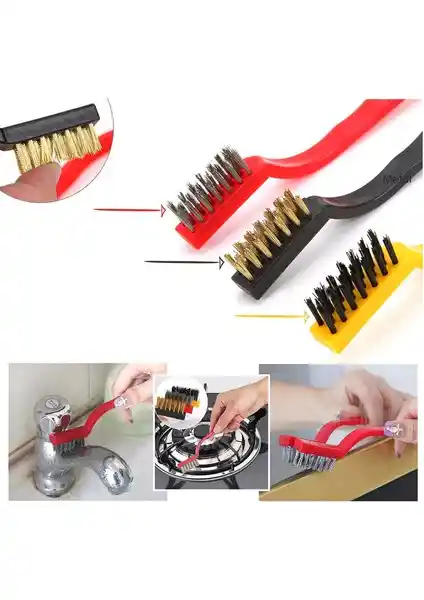 Aksale 3 Parça Mini Tel Fırça Seti Detaylı İnceleme ve Kullanım Alanları