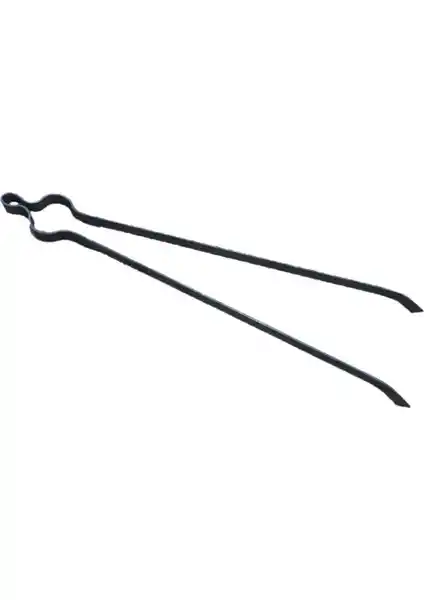 Aktürk Siyah Kömür Maşası 60'lık: Paslanmaz ve Ergonomik Mangal Ekipmanı