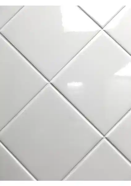 Armada Çini 20x20 Cm Beyaz Renk Seramik Karo Geleneksel ve Modern Tasarım