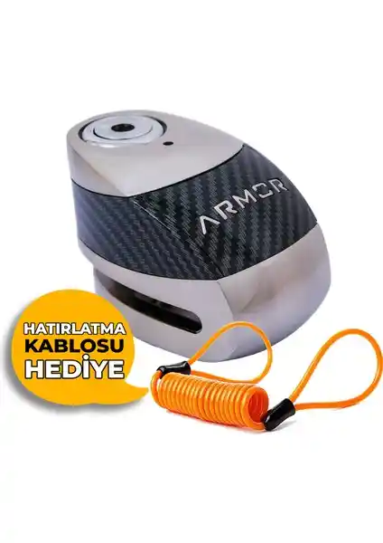 Armor 610 Plus Motosiklet Disk Kilidi Güvenlik ve Teknolojiyi Birleştiriyor
