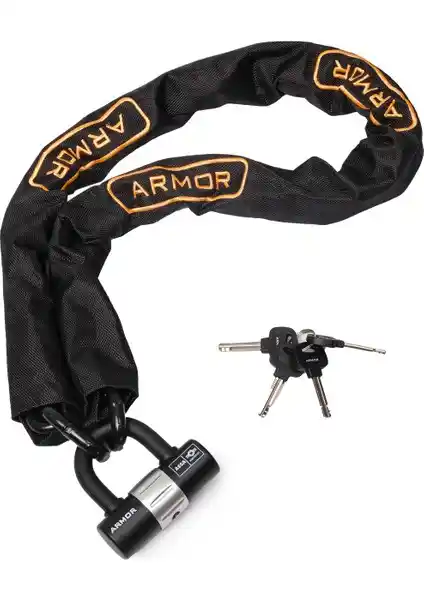 Armor 812MV Askeri Seri Dövme Çelik Zincir ve U Bar Güvenlik Çözümü