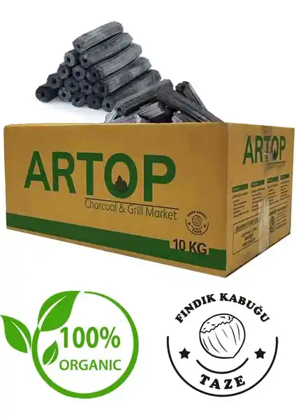 Artop %100 Doğal Fındık Kabuğu Mangal Kömürü: Çevre Dostu ve Yüksek Performanslı