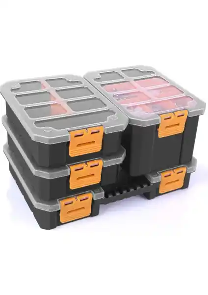 Asrın ASR-2100 4 Lü Slim Organizer Seti: Dayanıklı ve Çok Amaçlı Depolama Çözümü