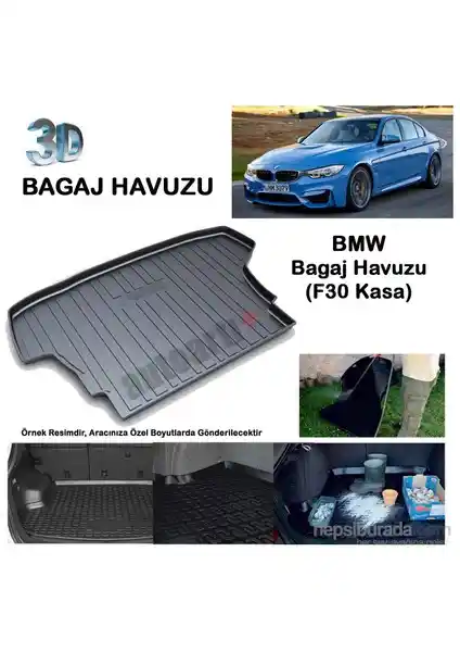 Autoarti BMW 3 Serisi F30 Bagaj Havuzu: Dayanıklı ve Kullanışlı Koruma Çözümü