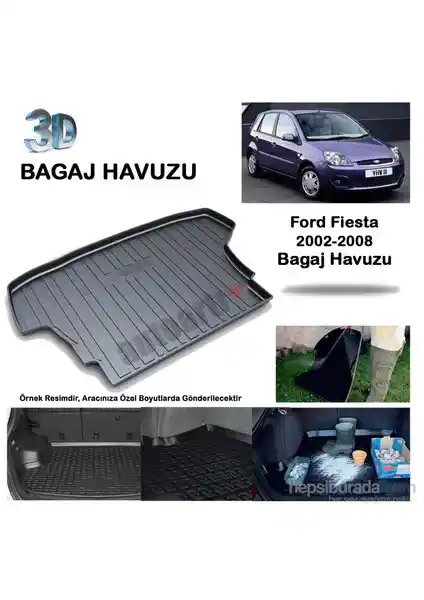 Autoarti Ford Fiesta Bagaj Havuzu 2002-2008 Dayanıklı ve Pratik Çözüm