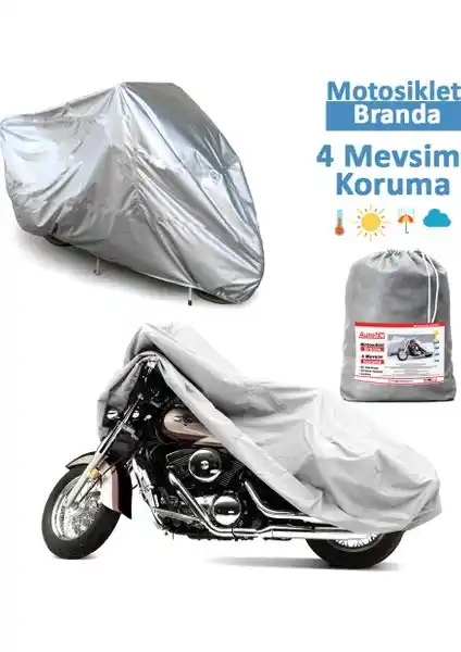 Autoen Victory Chopper Serisi Miflonlu Motosiklet Brandası Dört Mevsim Koruma ve Estetik Sağlar
