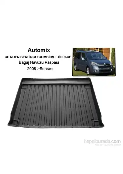 Automix Citroen Berlingo Multispace Bagaj Havuzu: Dayanıklı ve İşlevsel Koruyucu Çözüm
