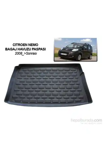 Automix Citroen Nemo Bagaj Havuzu: Dayanıklı ve Pratik Bagaj Organizasyon Çözümü