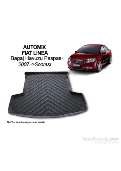 Automix Fiat Linea Bagaj Havuzu: Dayanıklı ve Fonksiyonel Koruma Çözümü